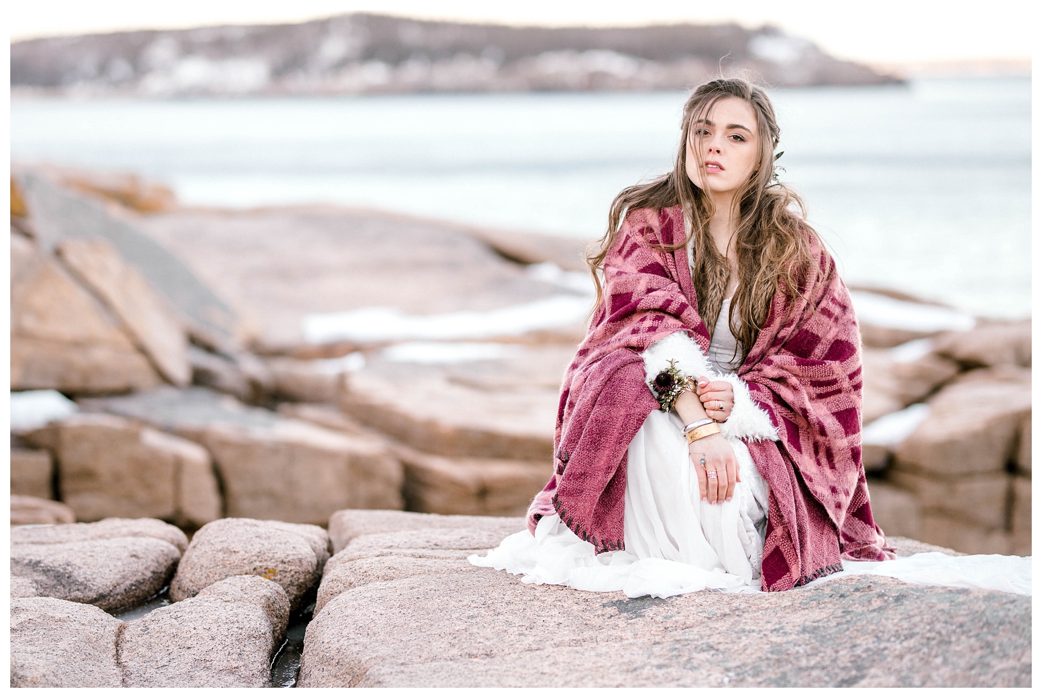 Otter Cliff Acadia Styled Elopement