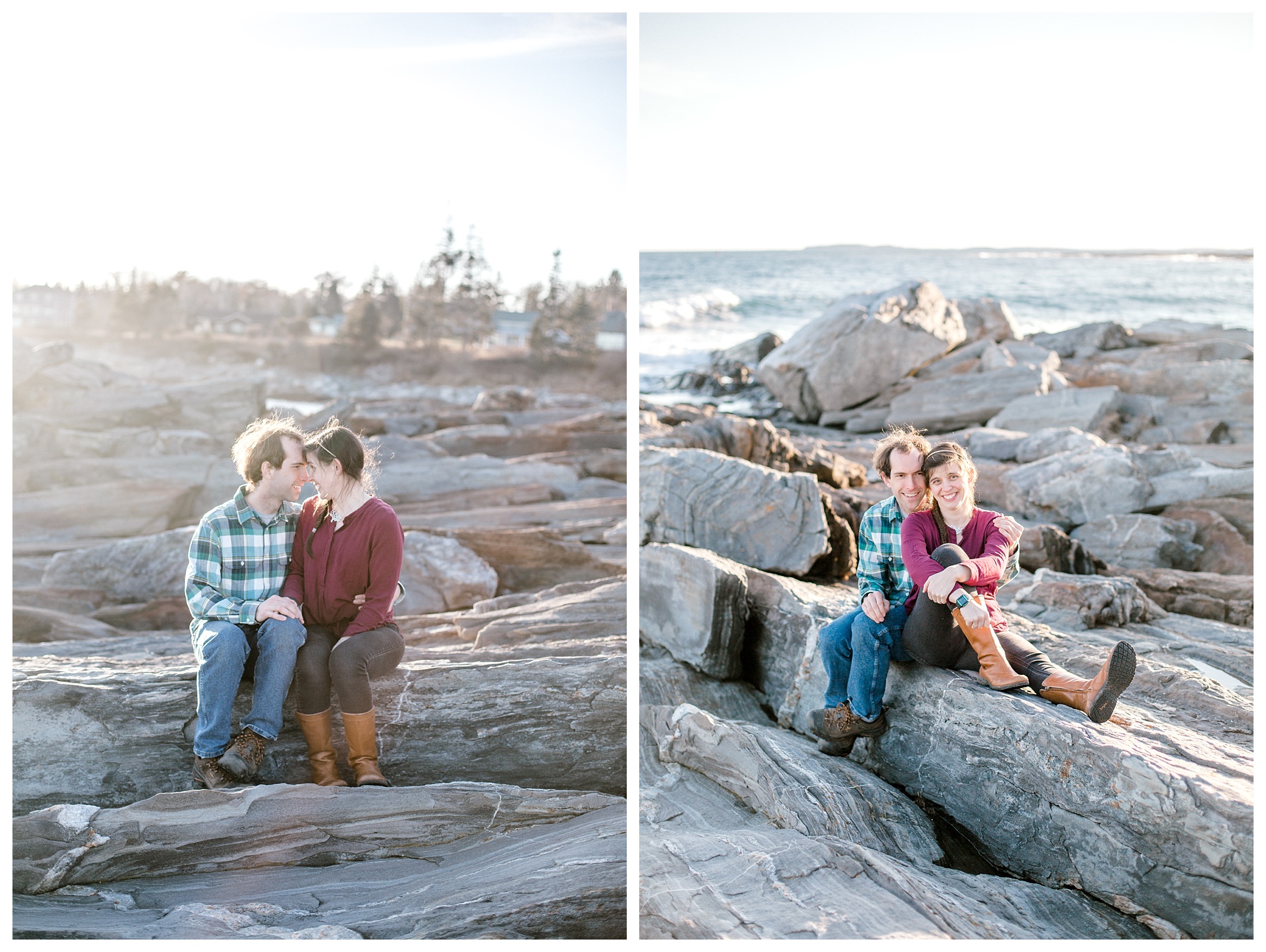 Pemaquid Point Engagement Session
